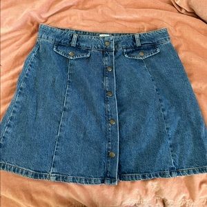 URBAN OUTFITTERS BDG JEAN SKIRT